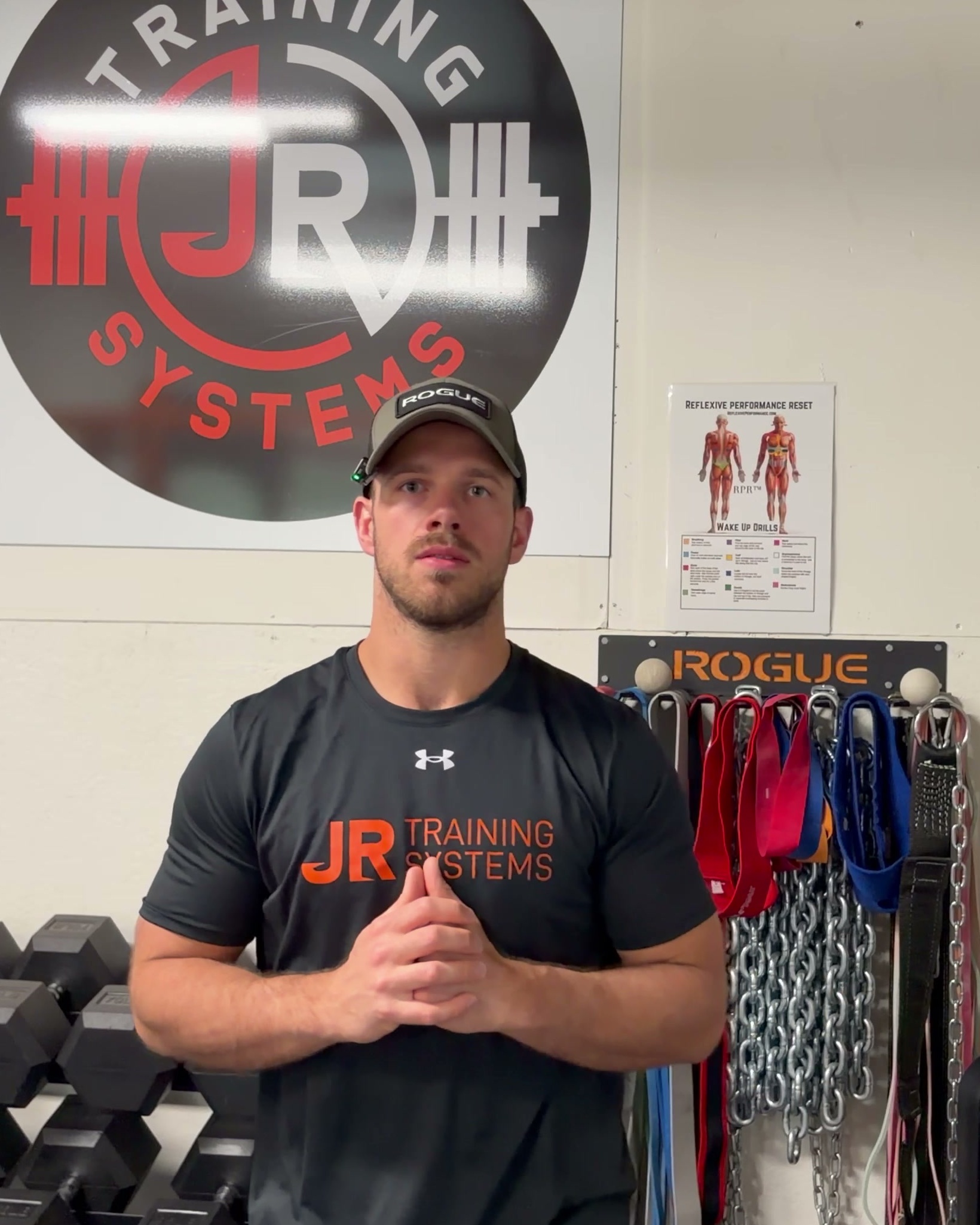 Jake Richardson, founder of JR Training Systems, in his Kamloops gym